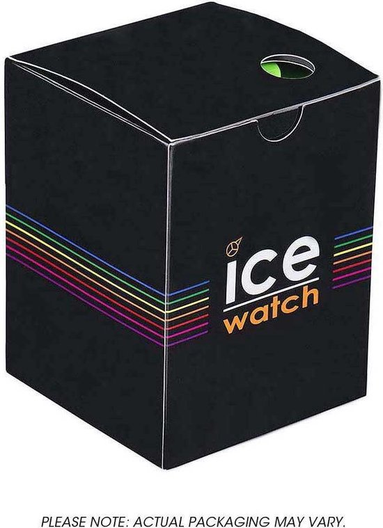 ICE-WATCH 020372 Orologio Uomo – Cassa In Acciaio 40mm, Cinturino In Silicone Nero, Look Moderno