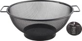 Passoire | ACIER INOXYDABLE | Noir | 26 cm | Grillage