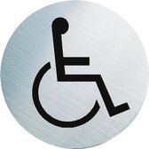 WC bordje invalidentoilet, roestvrij staal, 60 mm