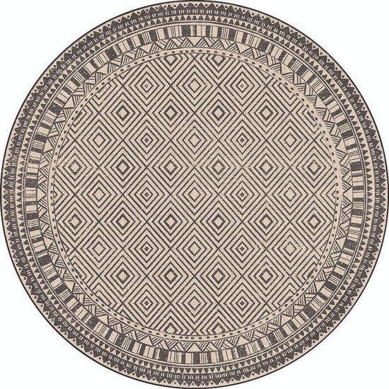 MD Entree - Vloerkleed - Smuq - Stockholm - 100 cm Ø