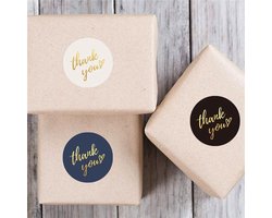 Sluitsticker - Sluitzegel – Thank You | Wit – Rose – Zwart – Blauw - Goud | Hart – Hartje | Moederdag | Kaart – Envelop | Envelop stickers | Sierlijk | Orders | Leuk inpakken | Bedankt – Dankjewel | Bestellingen – luxe | DH Collection
