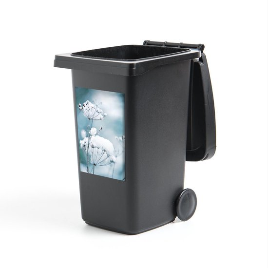 Sticker conteneur Neige - Bloem - Hiver - 40x60 cm - Sticker Kliko