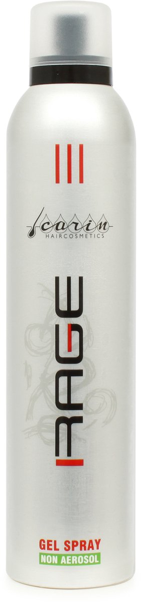 Carin Rage Gel Spray Non Aerosol Haarlak Hold 4 - Shine 2