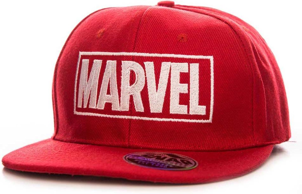 Marvel Snapback Pet Logo Rood