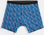 WE Fashion Heren boxershort met flamingodessin