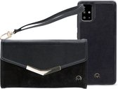 Samsung Galaxy A51 Clutch Case hoesje - Mobilize - Effen Zwart - Kunstleer