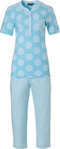 Pastunette dames shortama 3/4 broek Katie  - 44  - Blauw
