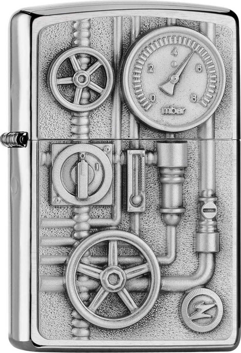 Goedkoopste Aansteker Zippo Steam System Emblem