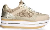 GUESS Hansin Active Lady Dames Sneakers - Beige/Bruin - Maat 39