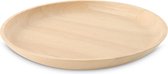 vtwonen - Houten Dienblad - Rubberhout - Naturel - Ø 20 cm