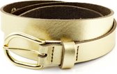 Kidzzbelts Meisjesriem 2138 - Goud - 65 cm