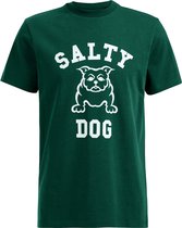 WE Fashion Heren T-shirt met opdruk