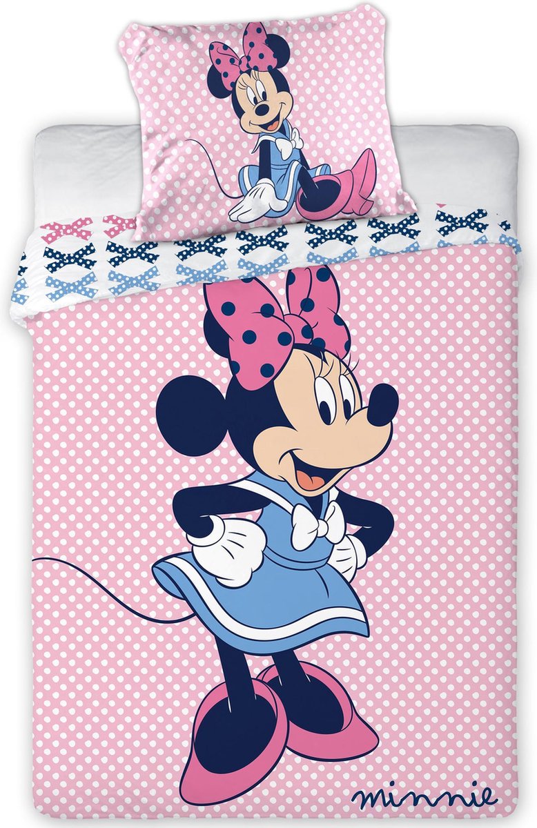 Disney - Minnie Mouse baby dekbedovertrekje 100 x 135 cm