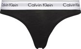 Calvin Klein dames Modern Cotton string, zwart -  Maat: XL