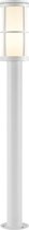 Lucande - Tuinpad verlichting - 1licht - drukgegoten aluminium, kunststof - H: 90 cm - E27 - wit