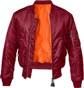 Brandit - MA1 Bomber jacket - 7XL - Bordeaux rood