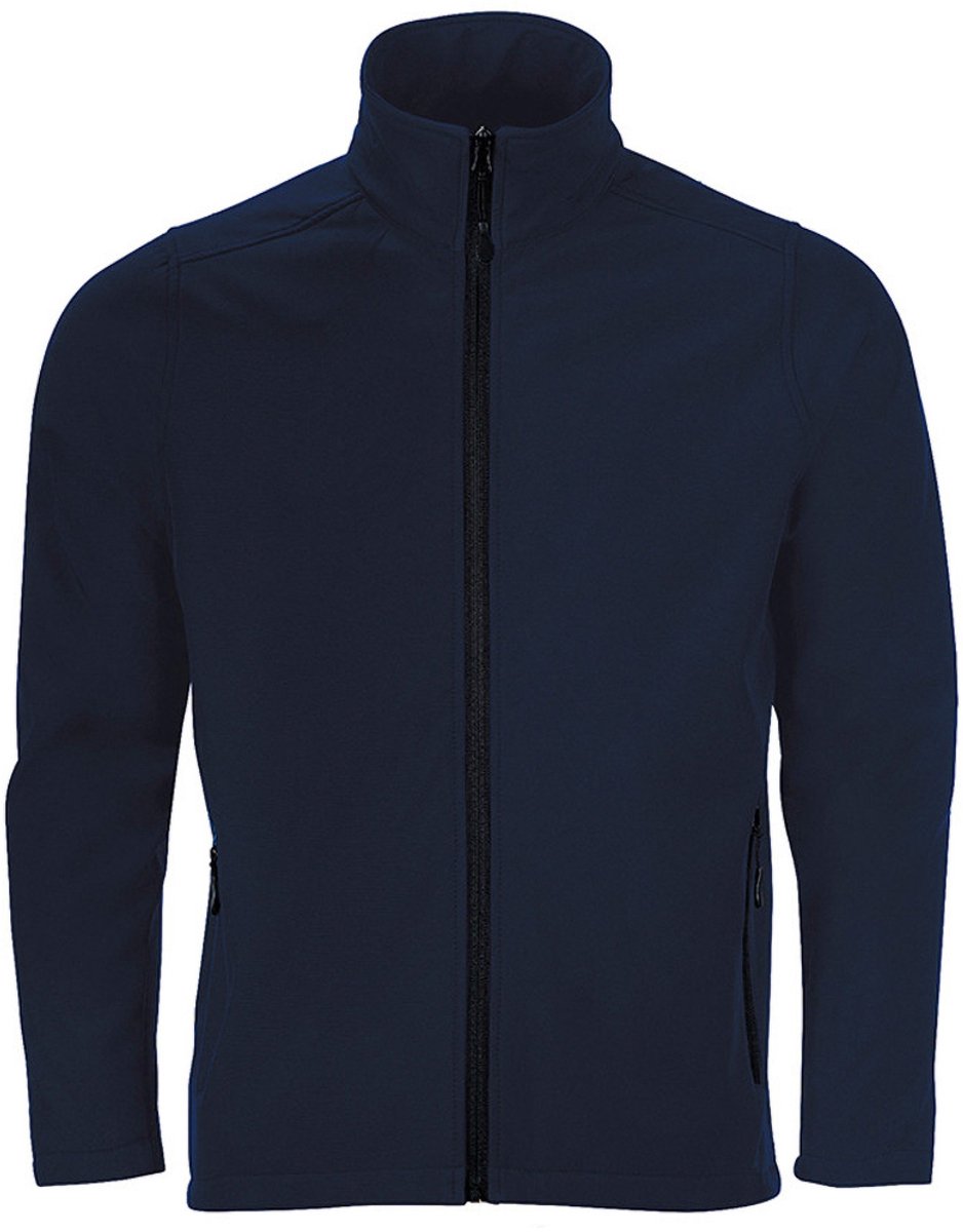 SOLS Heren Race Full Zip Water Repellent Softshell Jacket Franse Marine