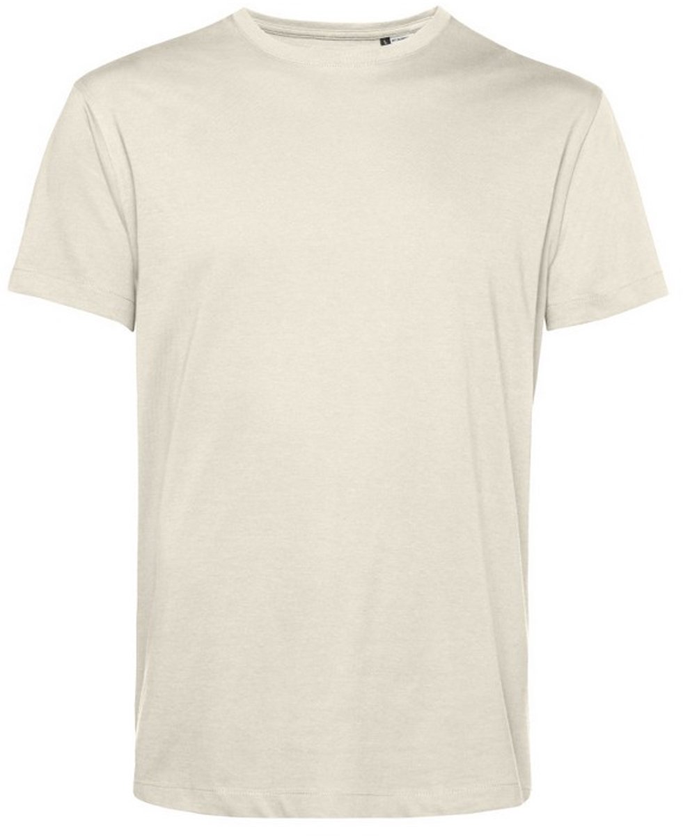B&C Heren Organisch E150 T-Shirt (Gebroken wit)