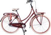 SALUTONI Excellent Stadsfiets - 28 inch - 50 centimeter - Bordeaux - 95% afgemonteerd