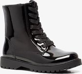 Blue Box meisjes lak veterboots - Zwart - Maat 34