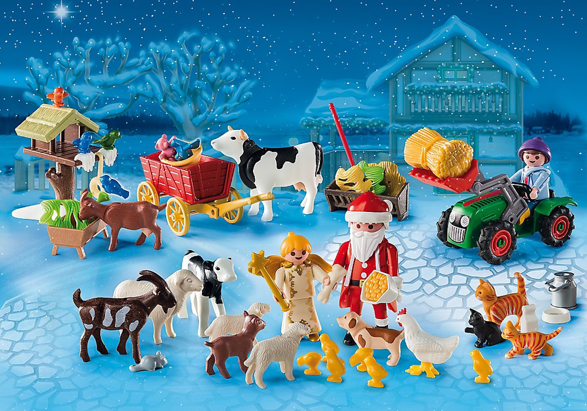 Adventskalender ""Kerst op de boerderij"" |