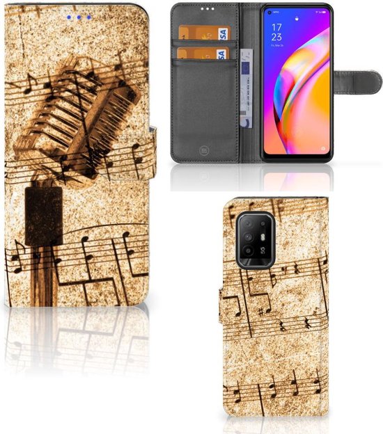 OPPO Reno5 Z | A94 5G Telefoonhoesje met foto Bladmuziek