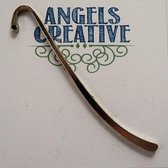 Boekenlegger zilver 8.5 cm