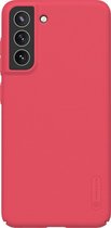 Nillkin - Samsung Galaxy S21 FE 2021 Hoesje - Super Frosted Shield - Back Cover - Rood