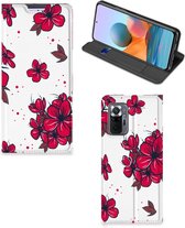Smartphone Hoesje Xiaomi Redmi Note 10 Pro Mobiel Cover Blossom Red