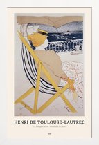 JUNIQE - Poster in houten lijst Henri de Toulouse-Lautrec - La