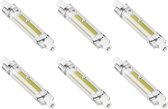 CALEX - LED Lamp 6 Pack - R7S Fitting - 4W - Warm Wit 3000K - Dimbaar - Glas