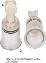 Nipple Suction Set Medium - Transparent - Pumps - Clit & Nipple Suckers