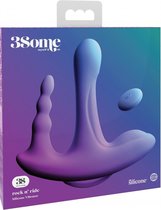 Threesome Rock N' Ride - Purple - G-Spot Vibrators - Anal Vibrators