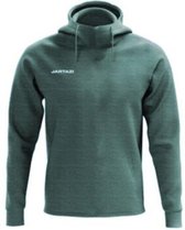 Jartazi Hoodie Premium Junior Polykatoen Groen/blauw Maat 98/104