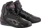 Alpinestars Stella Faster-3 Motorschoen zwart/roze