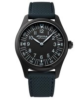 Alpina Startimerx Balance AL-187BLN4S6-BLK Horloge - Rubber - Zwart - Ø 41 mm