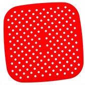 Qualty Airfryer Matje - Airfryer Bakmat - Bakmat - Airfryer Accessoires - Airfryer Accessoires Philips XXL - Bestendig tot 230°C - Siliconen - Vaatwasser Veilig - Rood