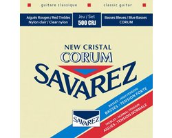 Savarez 500CRJ New Cristal Corum Snaren voor Klassieke Gitaar - Gemengde Spanning