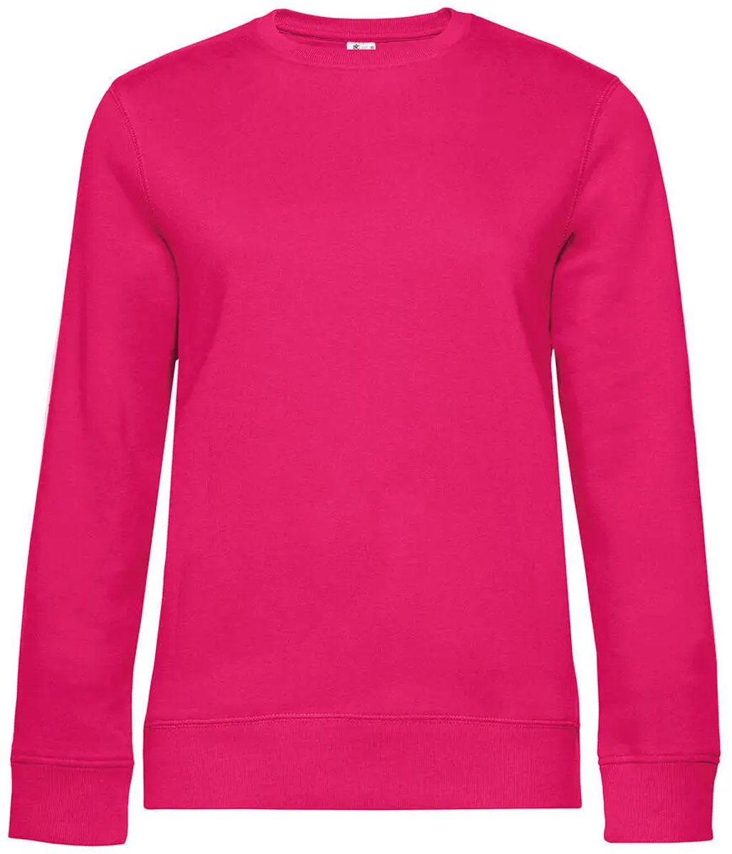 Dames sweatshirt met ronde hals B&C Queen
