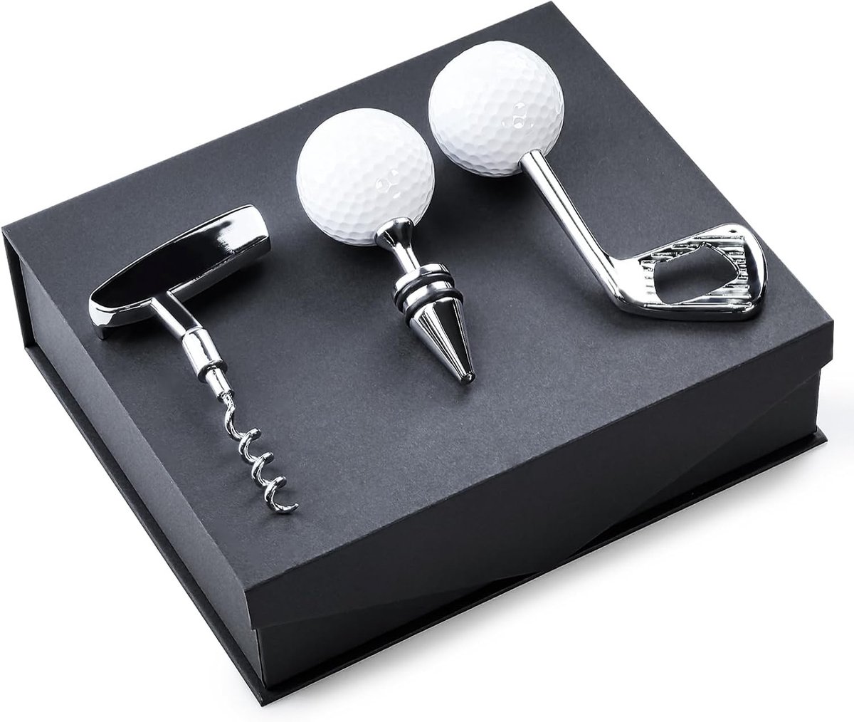 Set van 3 Wijnopeners en Flessenopener van Zinklegering - Ideale Wijnaccessoires voor Feesten, Cadeaus en Thuisgebruik