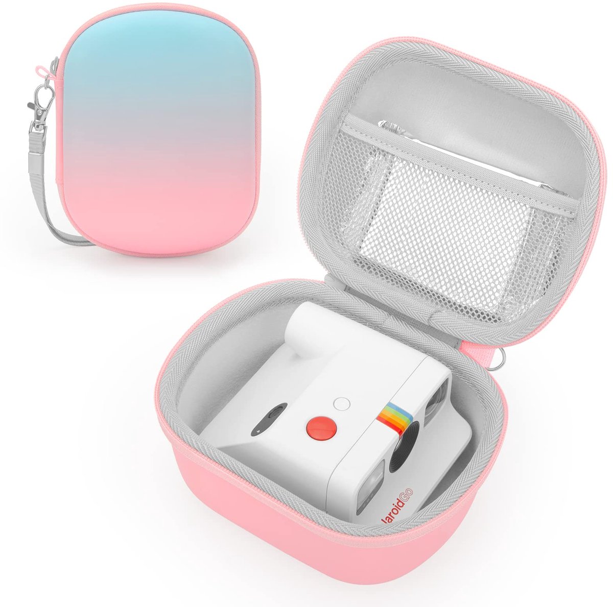 Yinke Case voor Instant Camera, Hard Organizer Draagbare Carry Travel Cover Opbergtas, Kleurverloop, Reizen - ShopVlot