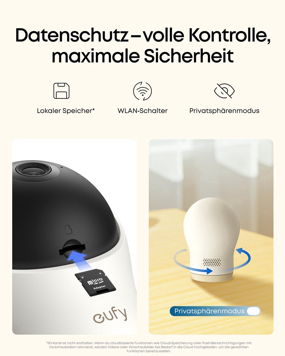 eufy Babyfoon C10 + Baby Monitor C10 Add-On Camera - 2K HD Camera thumbnail 2