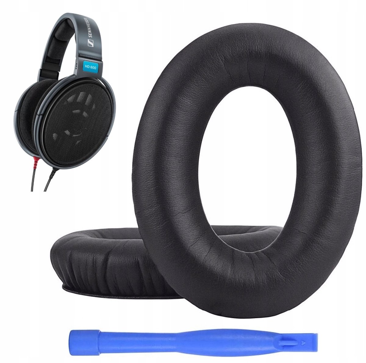 Vervangende Oorkussens voor Sennheiser HD545/565/580/600/650 - Zwart