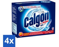 4 x Calgon - Wasmachinereiniger - Tegen Kalkaanslag / Wasmiddelresten / Geuren - 55 Tabletten - Wasmachine Reiniger - Kalkverwijderaar - Wasmiddelresten - Wasmachine Onderhoud - Wasmachine Tabletten