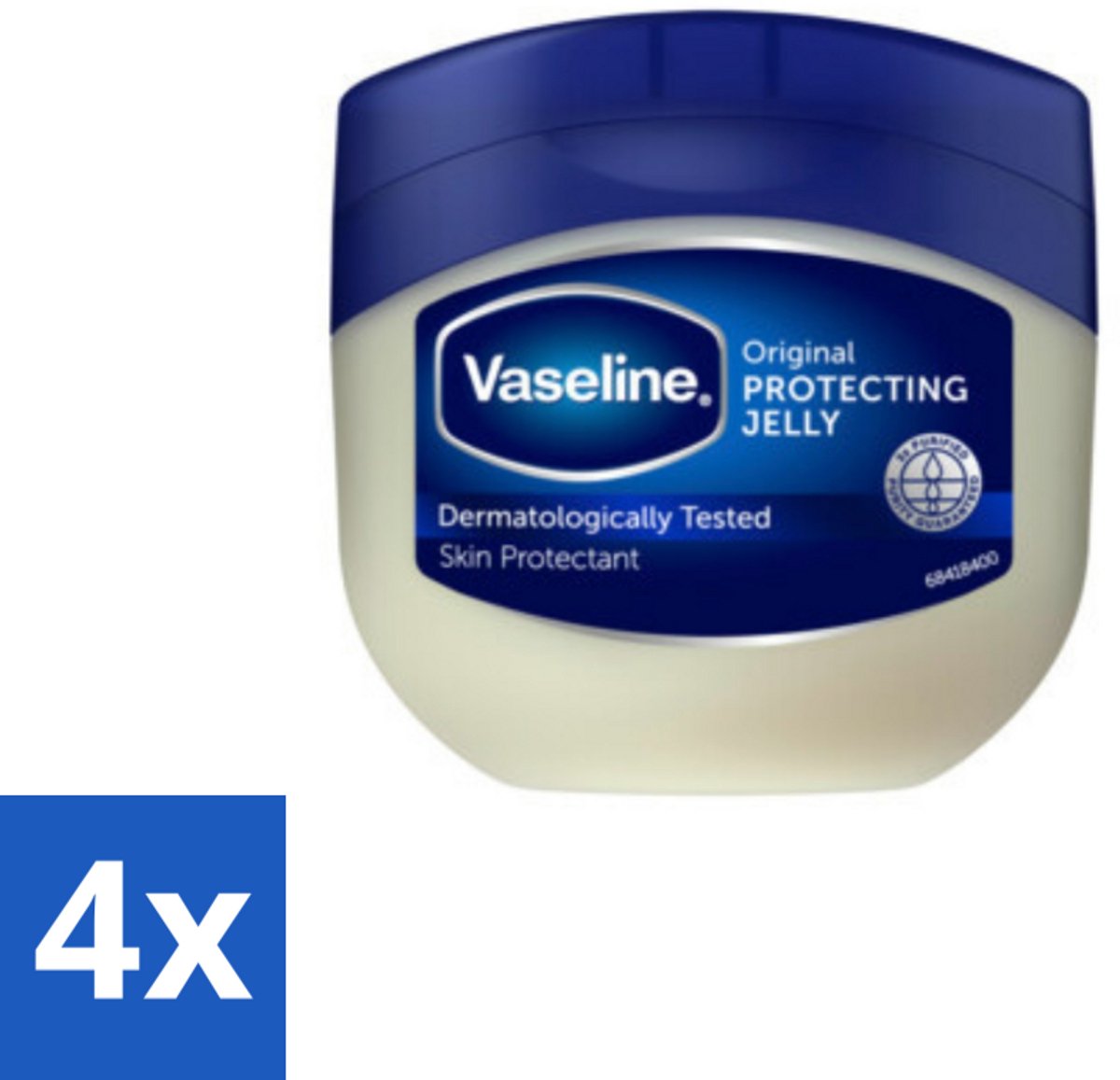 4 x Vaseline - Original - Huidverzorging - Dermatologisch Getest - 100 ml - Vaseline - Petroleum Jelly - Huidverzorging - Droge Huid - Beschadigde Huid