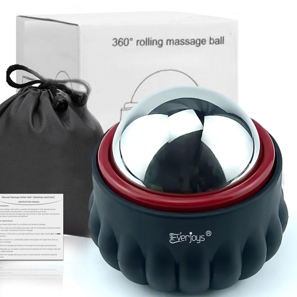 Massage Ice Roller Ball, Koude & Warmte Therapie Relief Massager, Diepe Weefselmassage Pijnverlichting, Massager Tool - ShopVlot