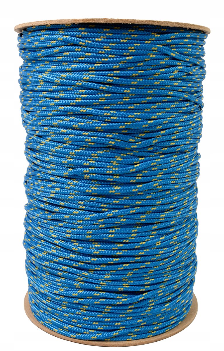 Merkloze Gevlochten Polypropyleen Touw 3mm - 100m