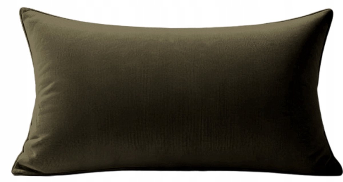 MMO-EURO Martyna Opiełka Decoratieve Kussensloop Velours - 60x30 cm - Bruin