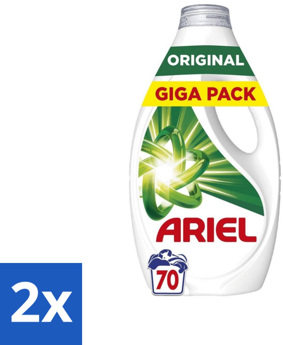 Ariel – Vloeibaar Wasmiddel – Original – 3150 ml – 70 wasbeurten - Voordeelverpakking - 2 stuks