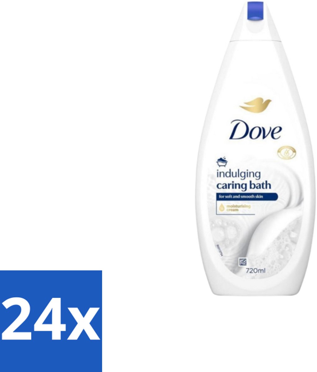 Dove – Badcrème – Indulging Cream – 720 ml - Voordeelverpakking - 24 stuks